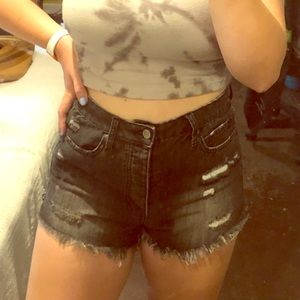 RSQ HIGH WAISTED VINTAGE SHORTS